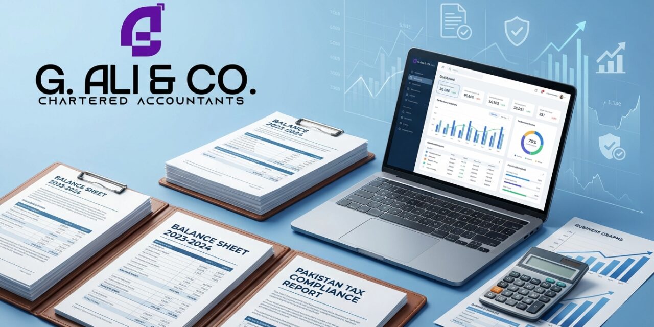 Financial Statement Preparation Services in Pakistan – By G ALI CO