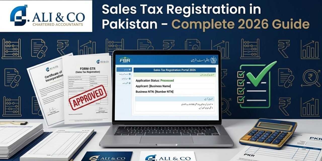 How to Register for Sales Tax in Pakistan – Complete 2026 Guide by G ALI & Co