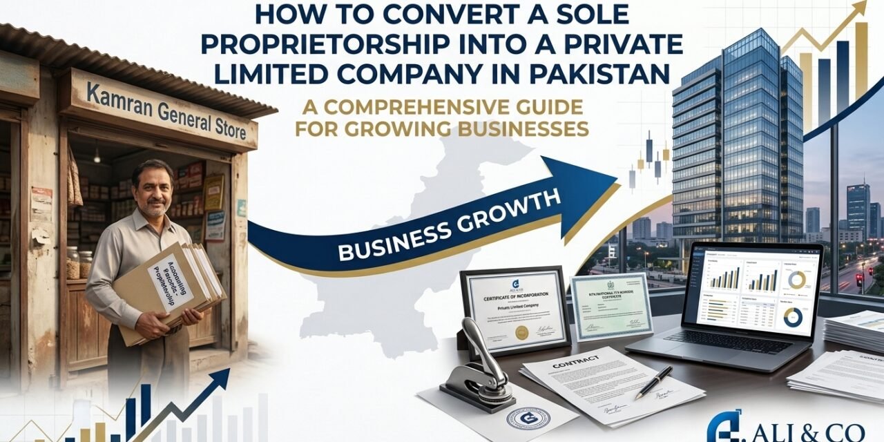 How to Convert a Sole Proprietorship into a Private Limited Company in Pakistan