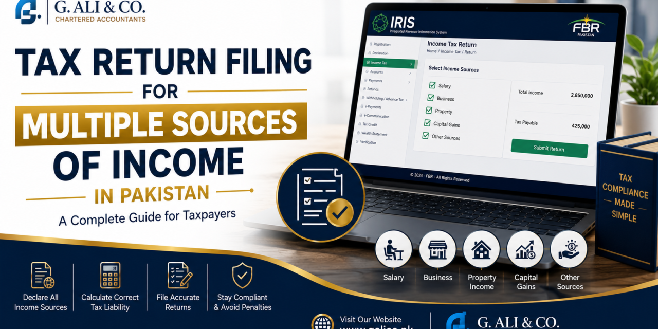 Tax Return Filing for Multiple Sources of Income in Pakistan