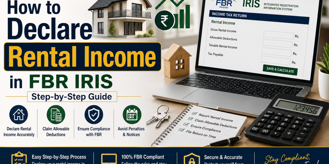How to Declare Rental Income in FBR IRIS
